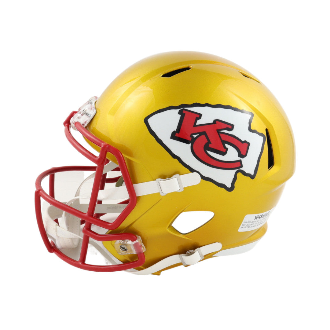 Patrick Mahomes Signed Chiefs Full-Size Flash Alternate Speed Helmet (Beckett)