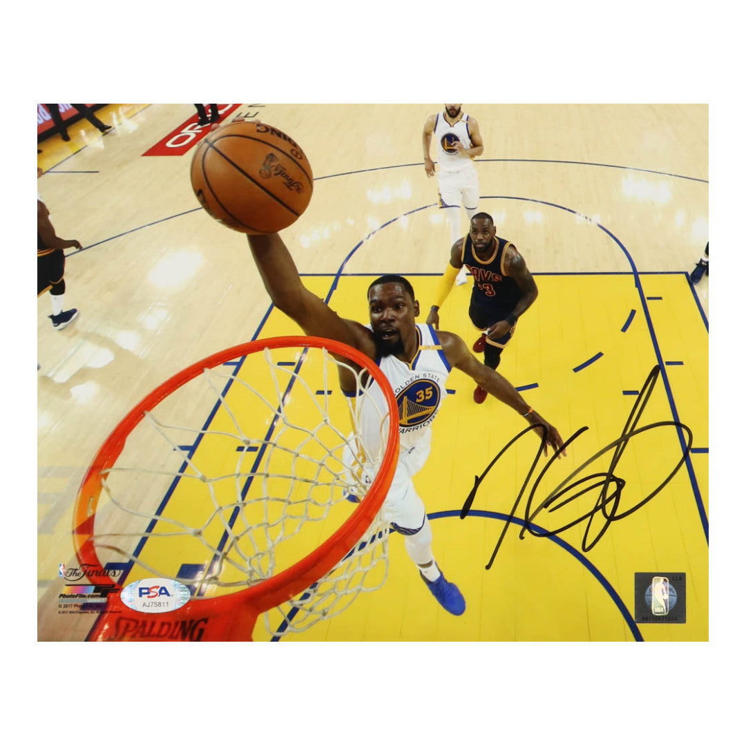 Kevin Durant Signed Warriors 8x10 Photo (PSA)