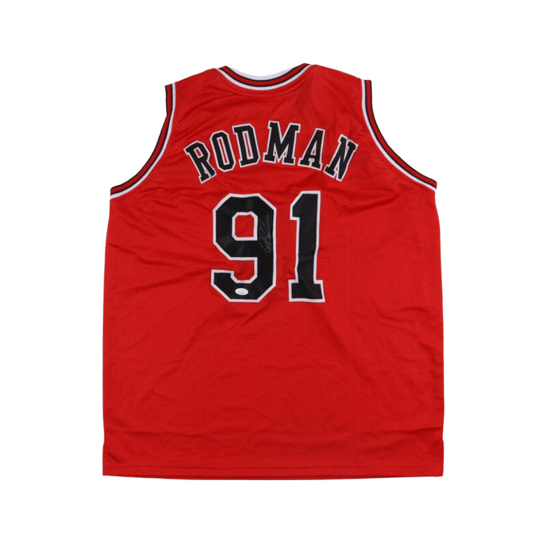 Dennis Rodman Signed Jersey (JSA)