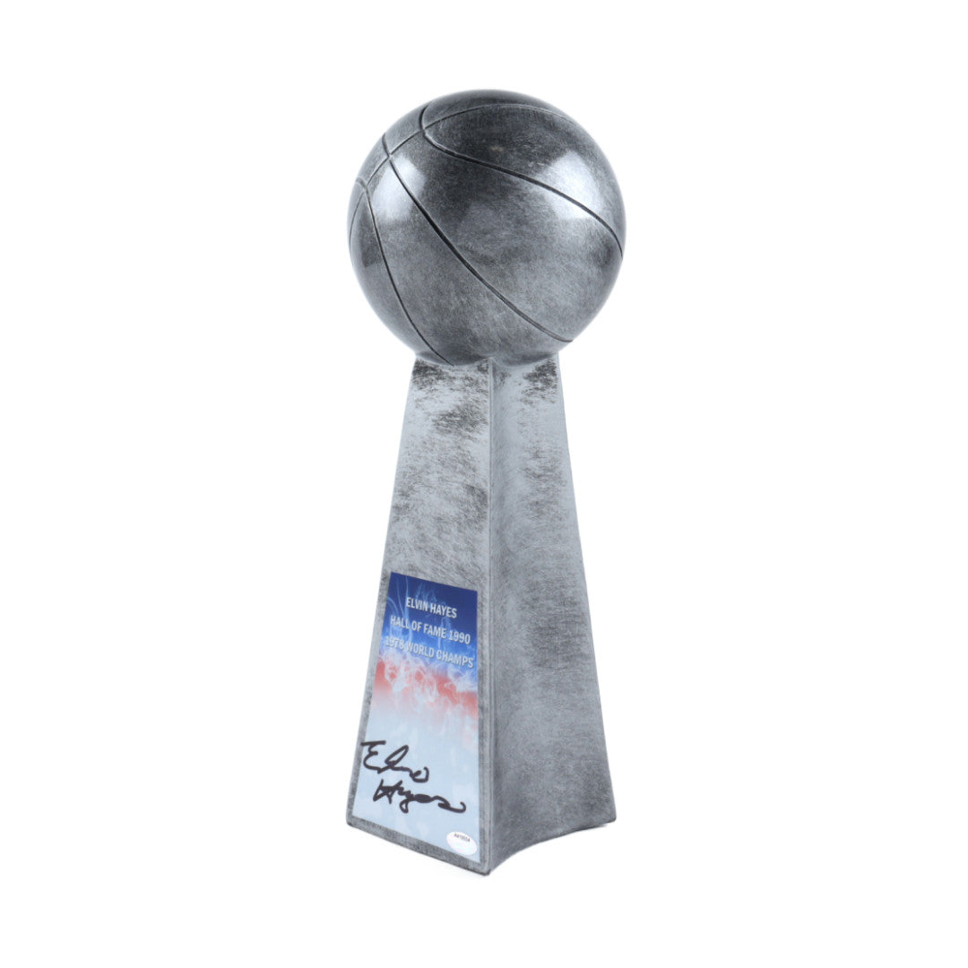 Elvin Hayes Signed 14” Basketball Championship Trophy (Schwartz Sports)
