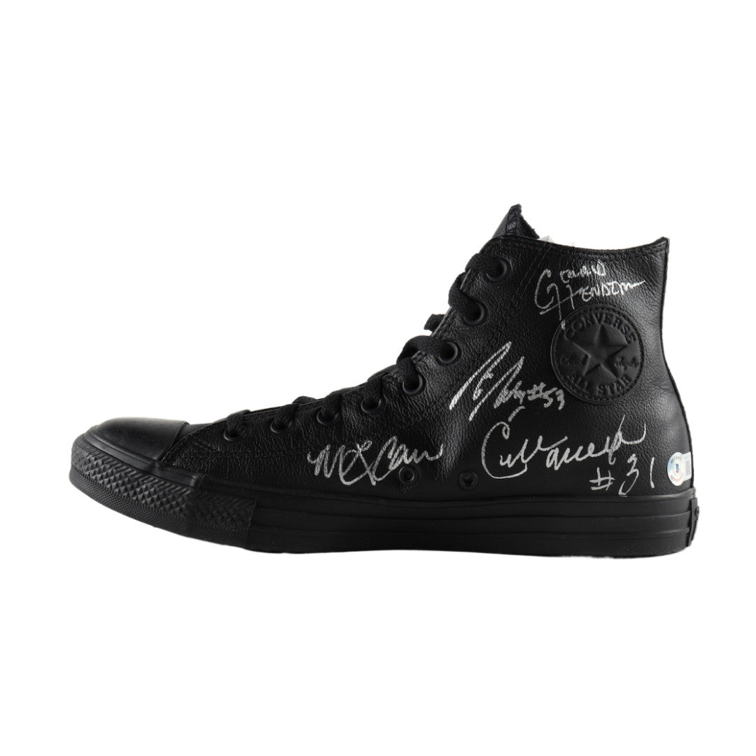 Converse All-Star Basketball Shoe Team-Signed by (7) 1981 Boston Celtics Champions with Larry Bird, Kevin McHale, Robert Parish, Gerald Henderson, Cedric Maxwell (JSA, PSA, Beckett)