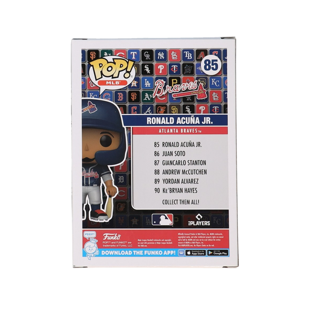 Ronald Acuna Jr. Signed Braves #85 Funko Pop! Vinyl Figure (Beckett)