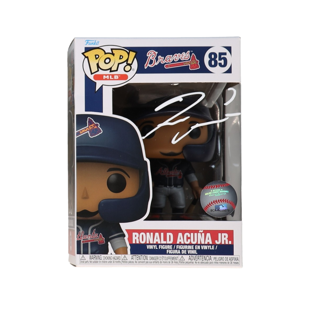 Ronald Acuna Jr. Signed Braves #85 Funko Pop! Vinyl Figure (Beckett)