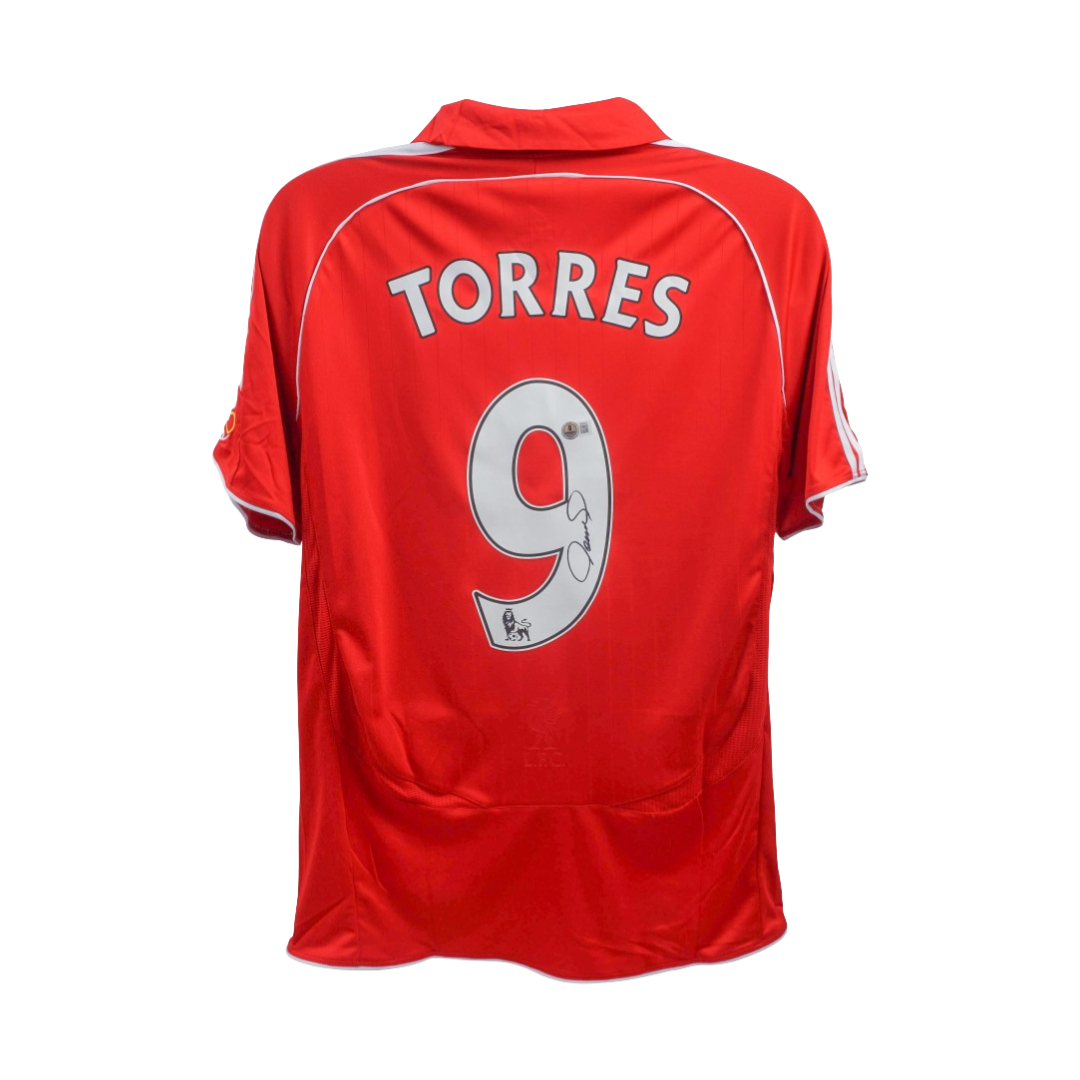 Fernando Torres Signed Liverpool Jersey (Beckett)