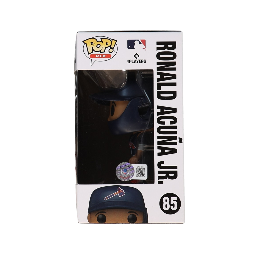 Ronald Acuna Jr. Signed Braves #85 Funko Pop! Vinyl Figure (Beckett)