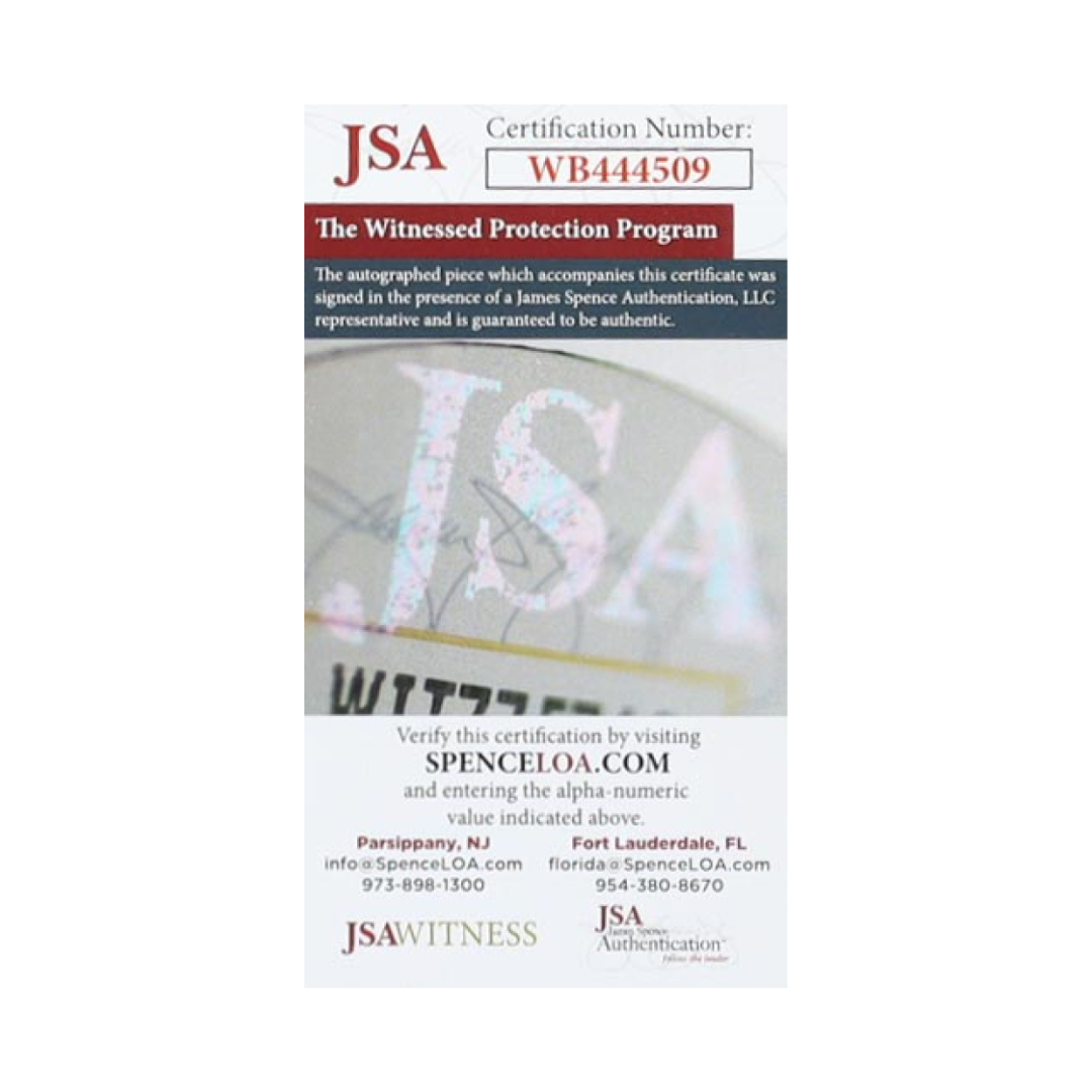 Jerry West Signed Custom Framed Jersey Display (JSA)