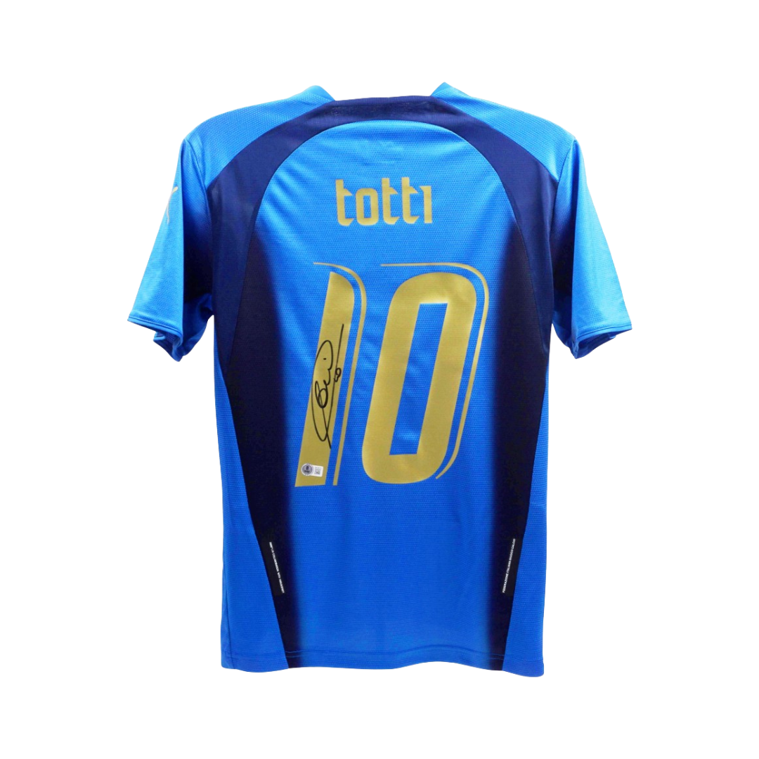 Francesco Totti Signed Italy Jersey (Beckett)