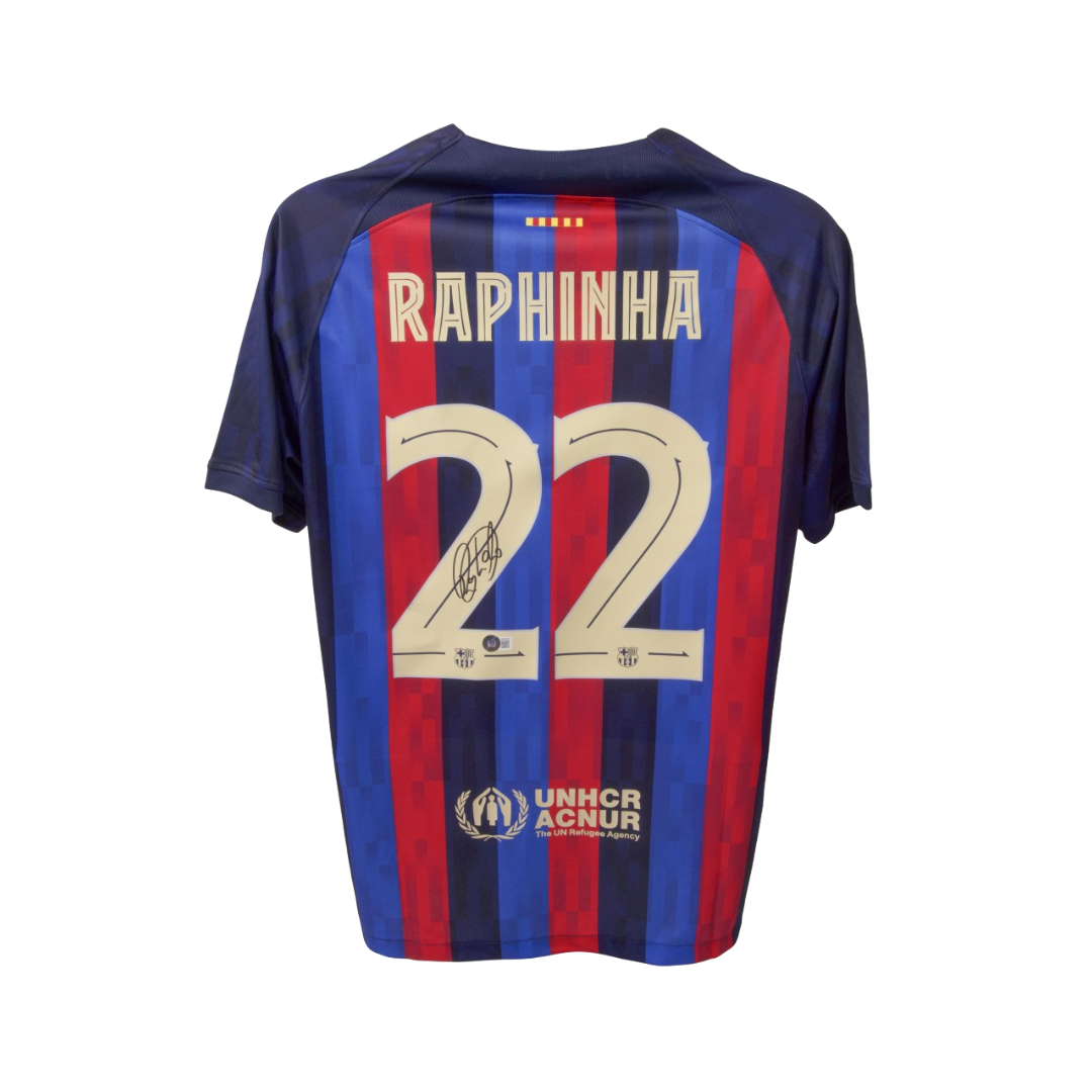 Raphinha Signed Barcelona Jersey (Beckett)