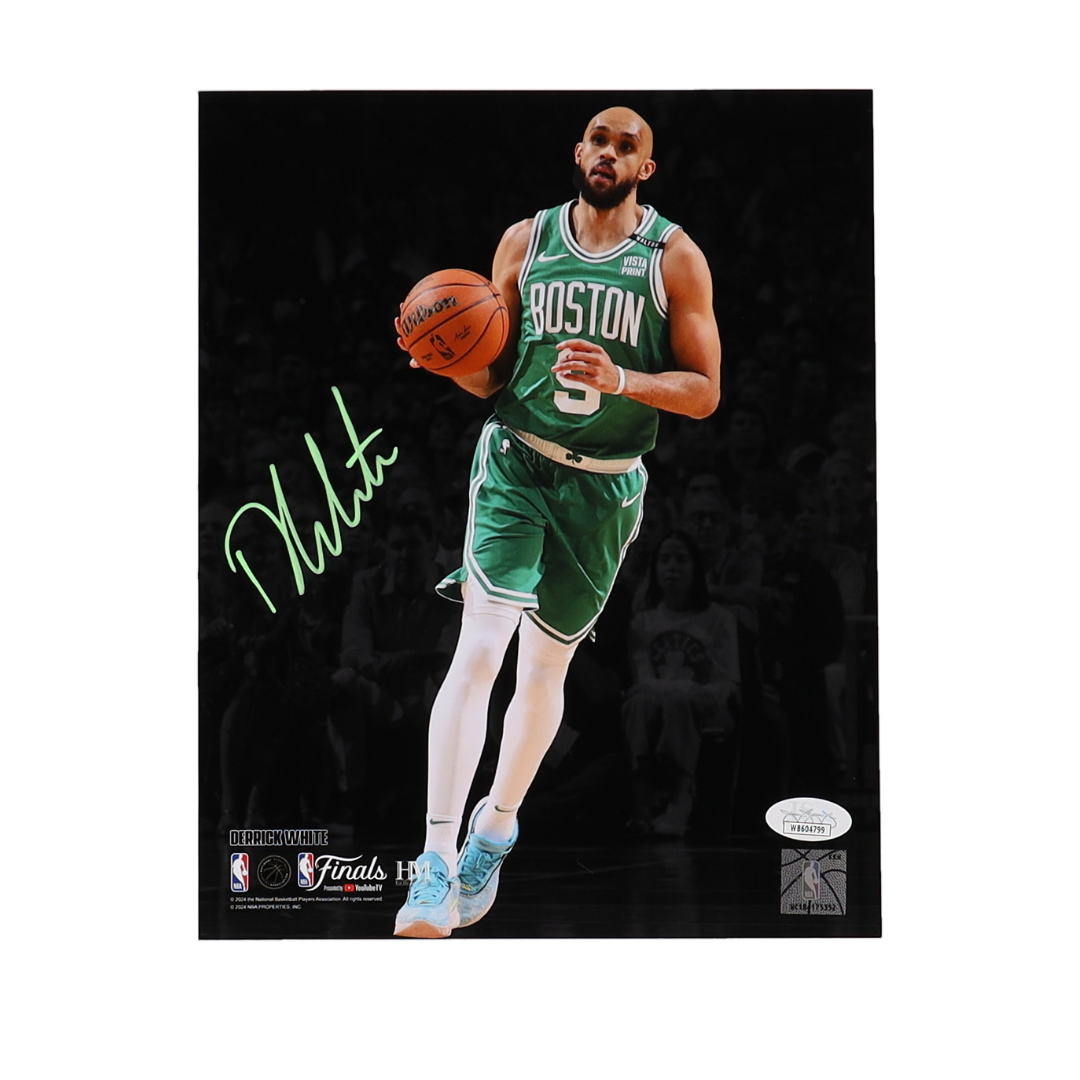 Derrick White Signed Celtics 8x10 Photo (JSA)