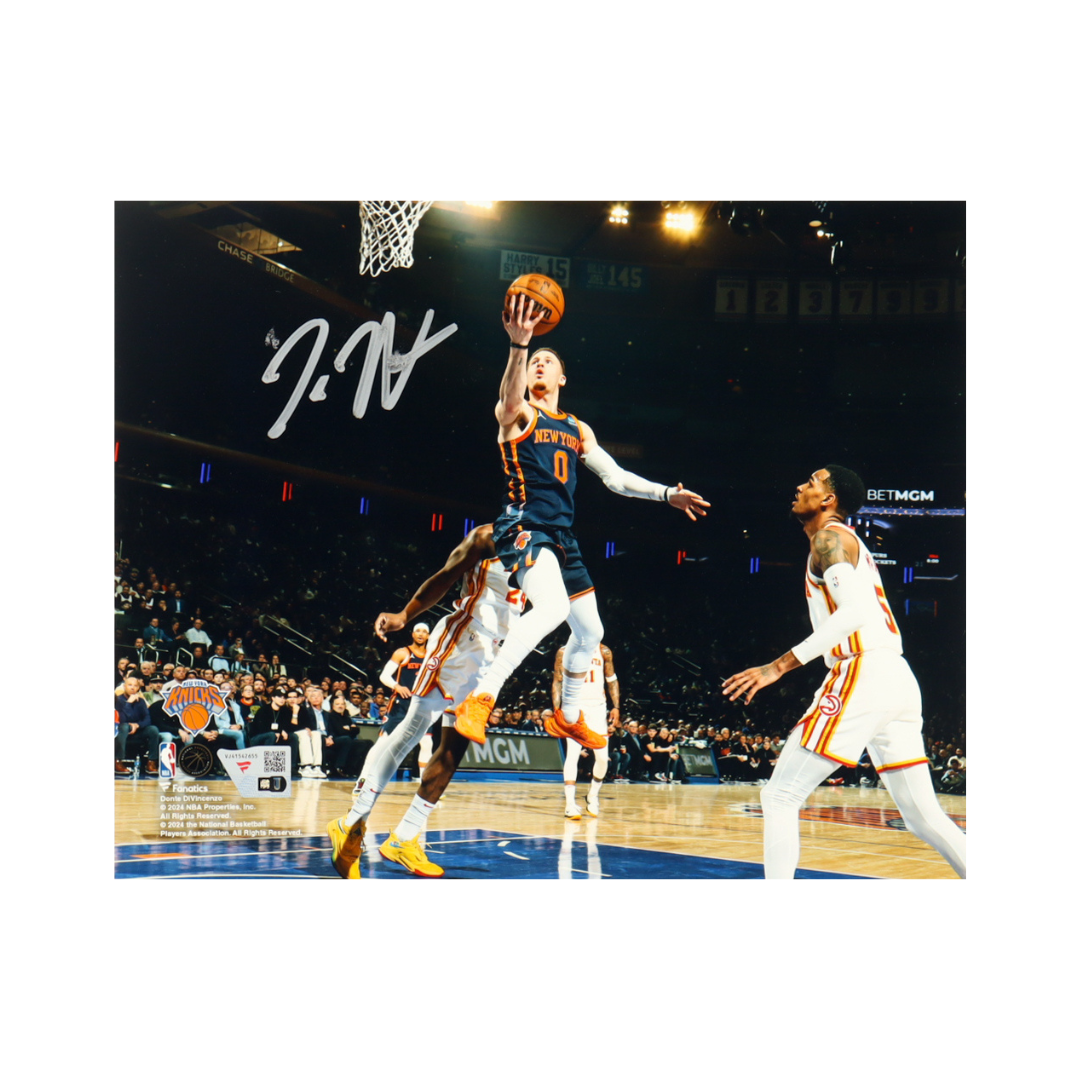 Donte DiVincenzo Signed Knicks 8x10 Photo (Fanatics)
