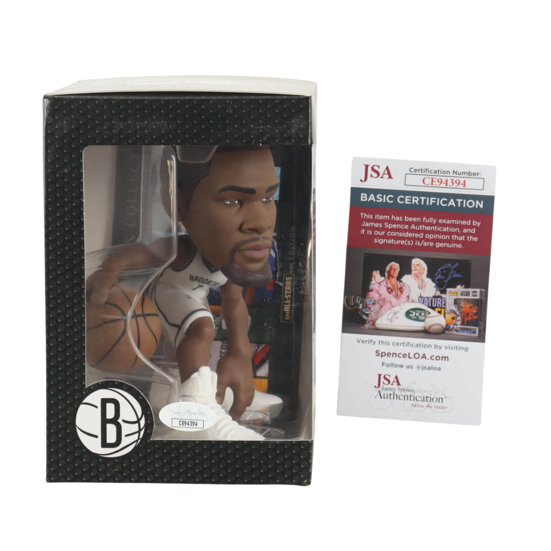 Kevin Durant Signed Nets #7 Small-Stars Minis Action Figure (JSA)