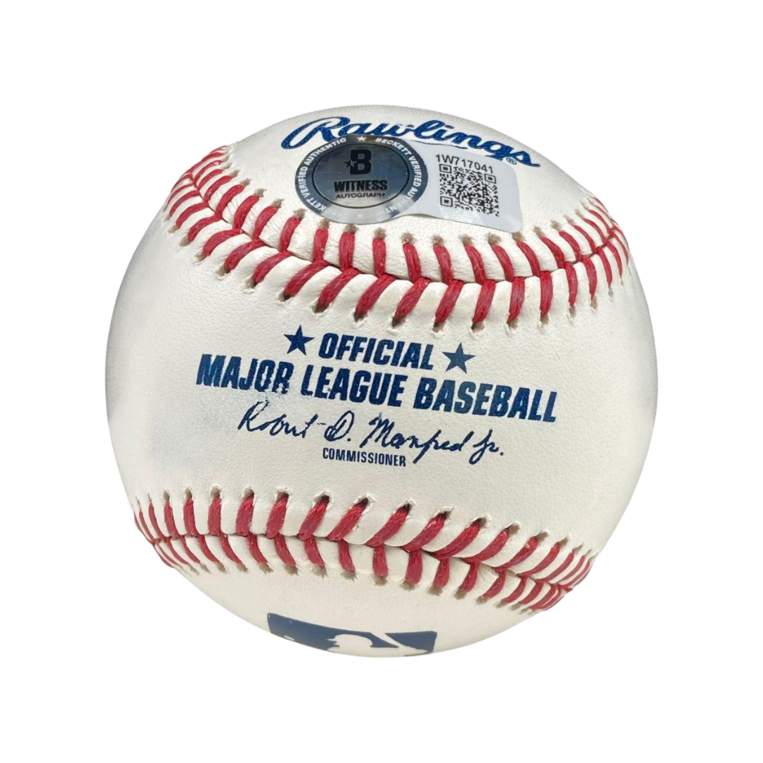 Trea Turner Signed OML Baseball (Beckett)