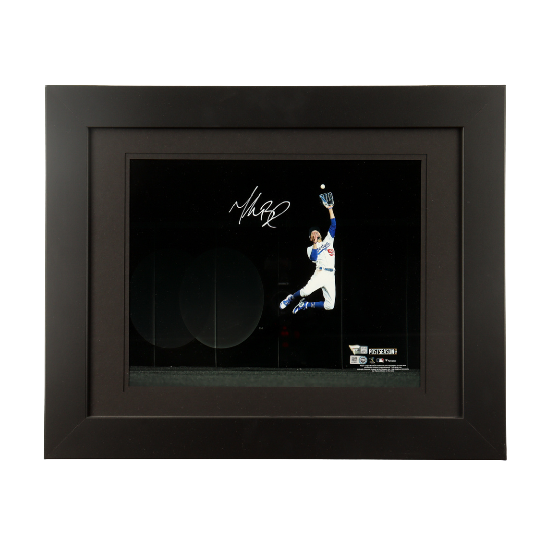 Mookie Betts Signed Dodgers Custom Framed Photo Display (MLB & Fanatics)