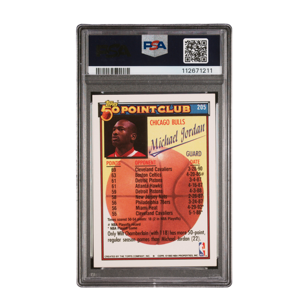 Michael Jordan 1992 Topps #205 PSA 9