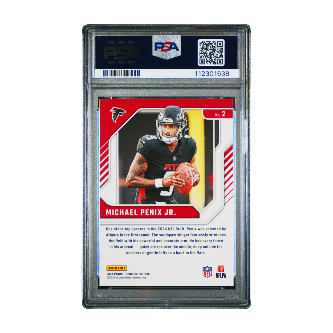 Michael Penix Jr. 2024 Donruss The Elite Series Rookies #2 PSA 10