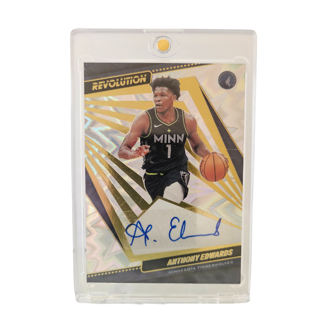 Anthony Edwards 2021-22 Panini Revolution Auto 95/100 No. AG-AEW