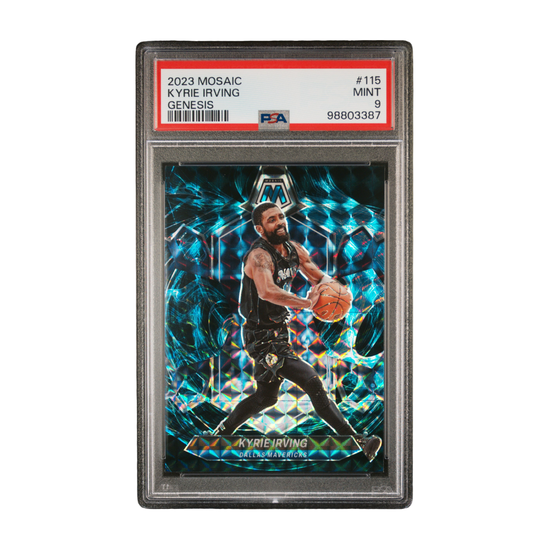 Kyrie Irving 2023 Mosaic Genesis #115 PSA 9