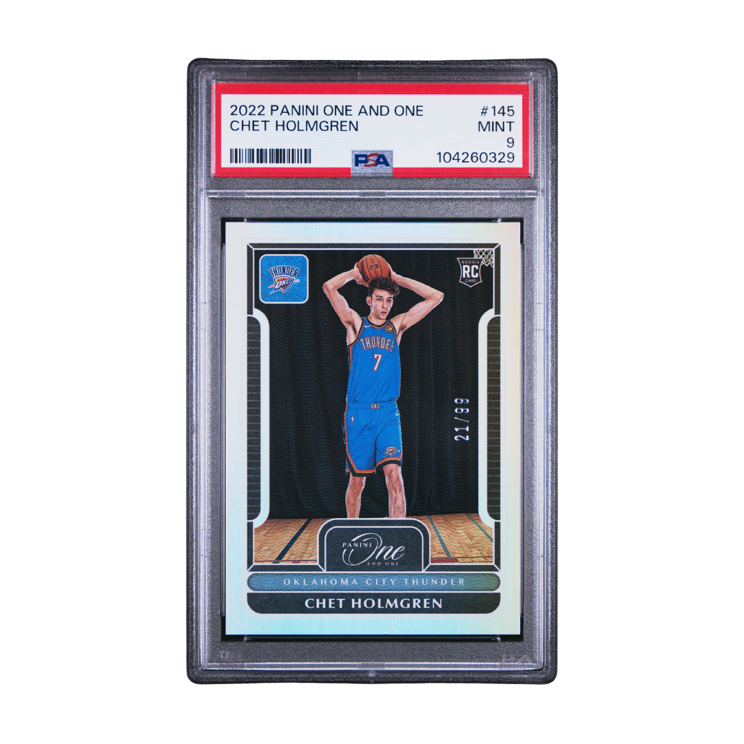 Chet Holmgren 2022 Panini One And One #145 21/99 PSA 9