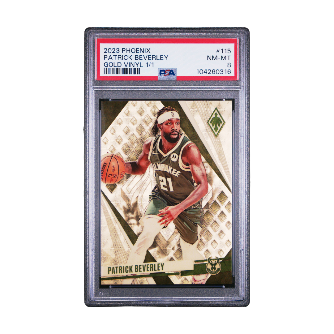 Patrick Beverley 2023 Phoenix Gold Vinyl #115 One Of One PSA 8