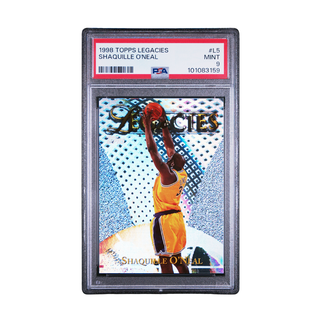Shaquille O'Neal 1998 Topps Legacies #L5 PSA 9