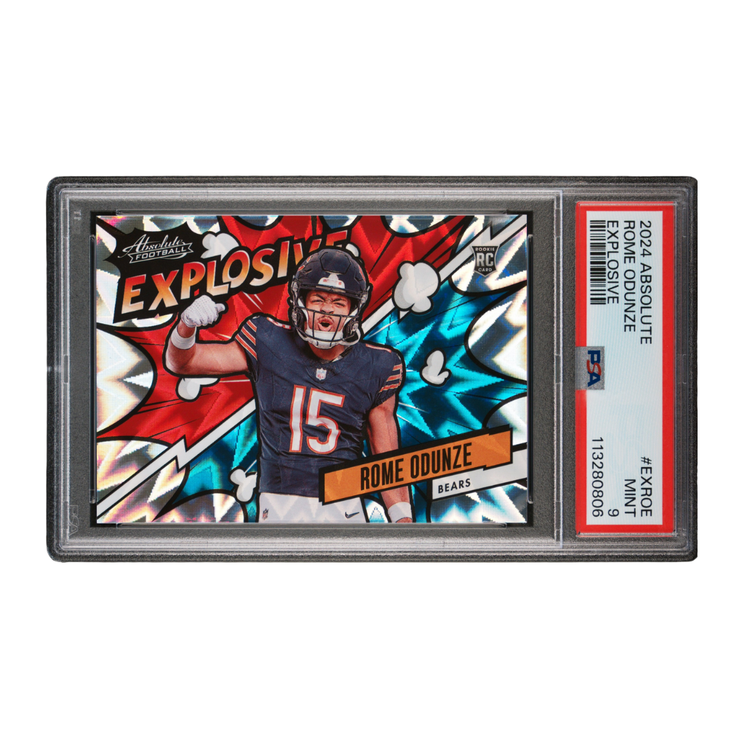Rome Odunze 2024 Absolute Explosive #EXROE PSA 9
