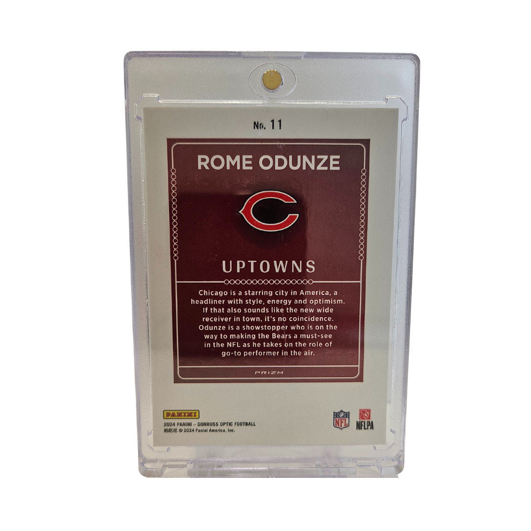 Rome Odunze 2024 Donruss Optic Uptowns #11