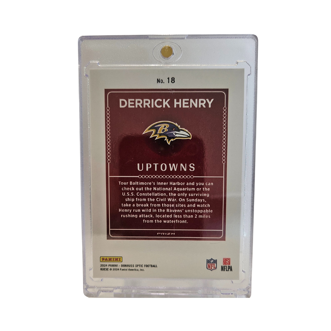 Derrick Henry 2024 Donruss Optic Uptowns No. 18