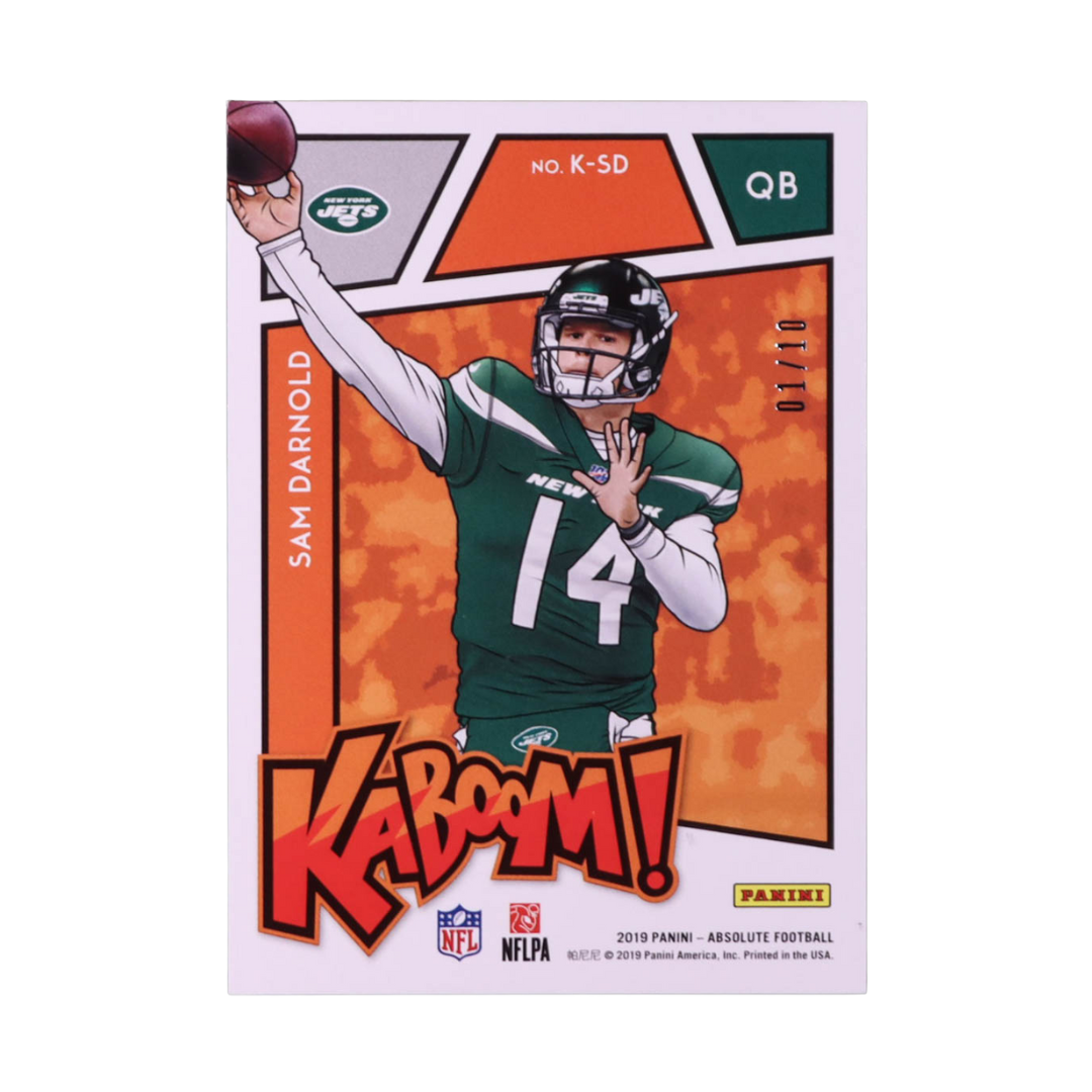 Sam Darnold 2019 Absolute Kaboom Gold #11 #01/10