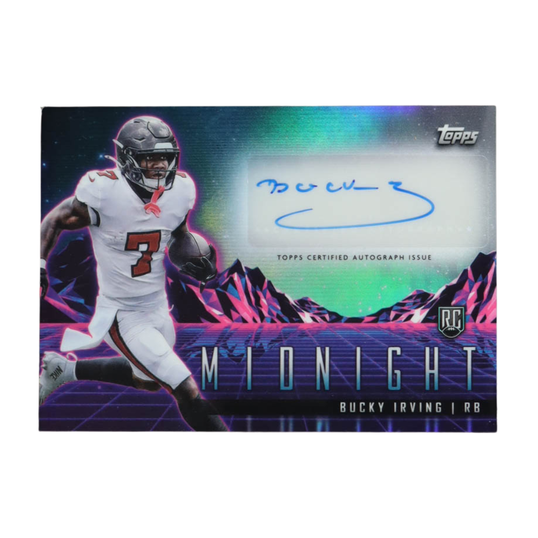Bucky Irving 2024 Topps Midnight Rookie Horizon Signatures #RHSBI RC