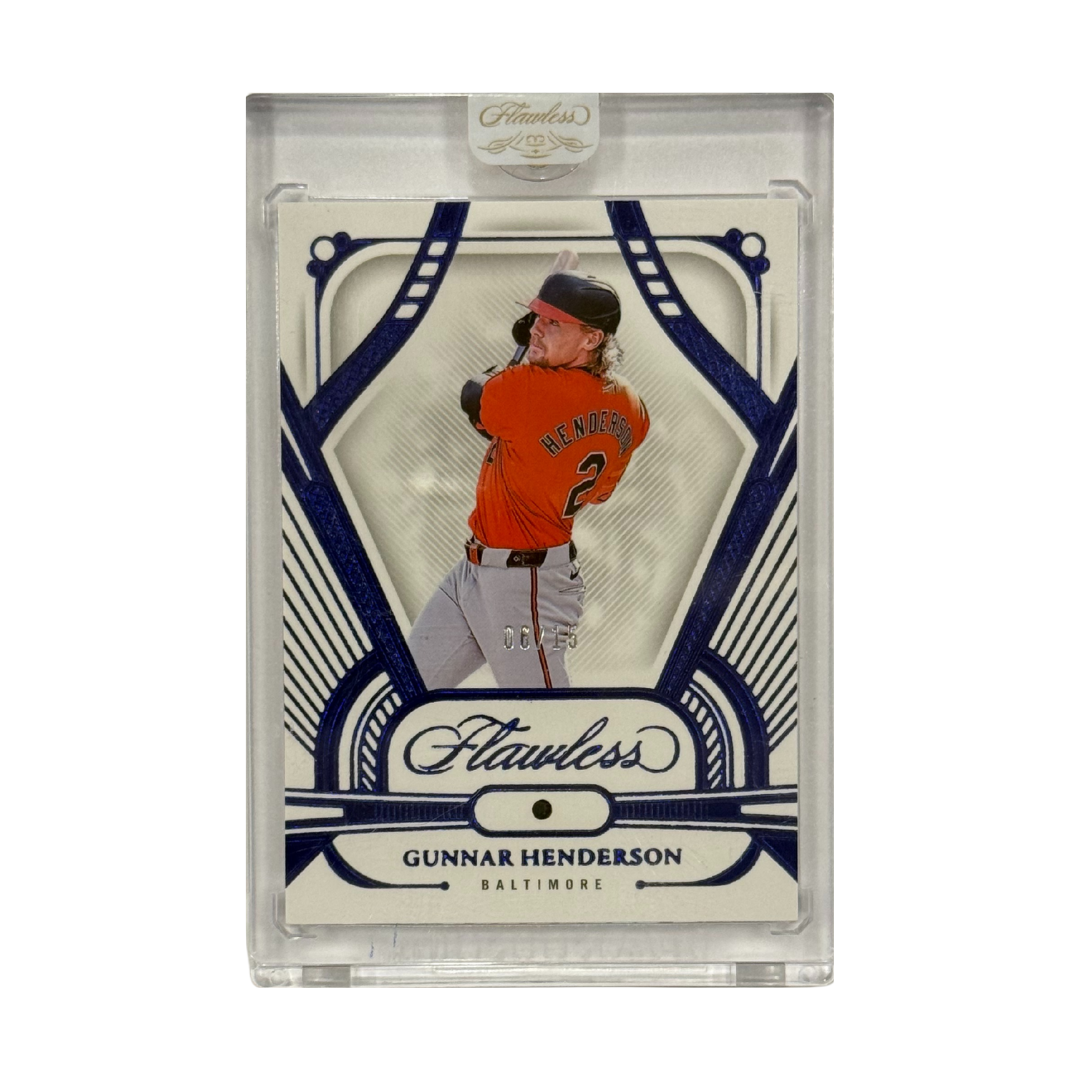 Gunnar Henderson 2024 Panini Flawless Sapphire No. 46 6/15