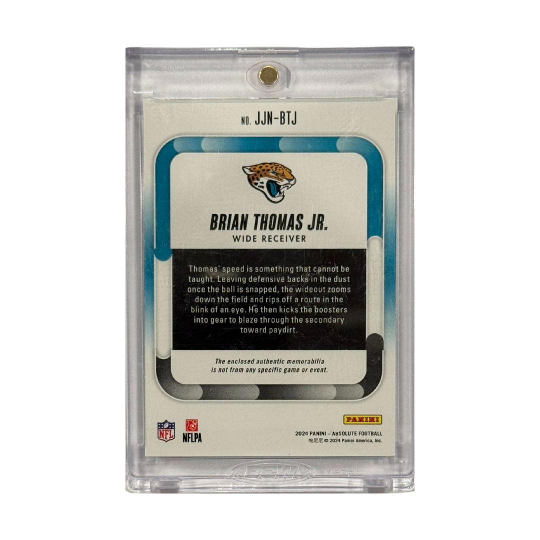 Brian Thomas Jr. 2024 Panini Absolute Jumbo Towel No. JJN-BTJ 9/10
