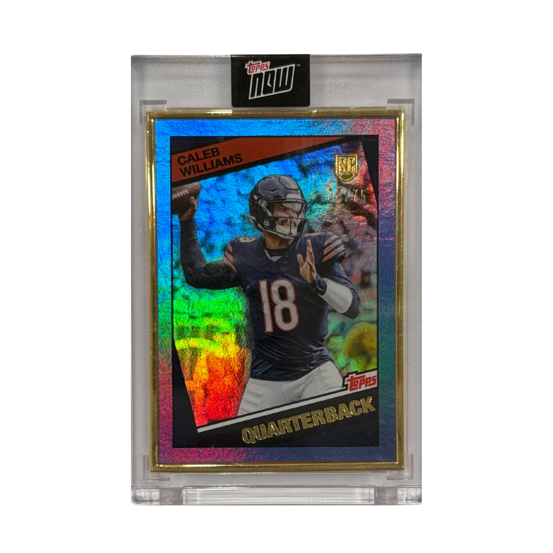 Caleb Williams 2024 Topps Now Rookie Campaign SSP Gold Framed No. 5 4/75
