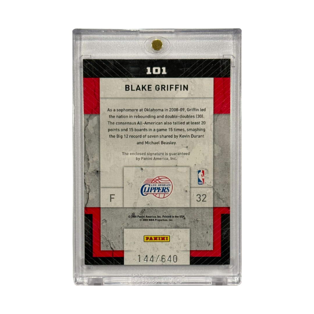 Blake Griffin 2009 Panini Threads Rookie Class Auto No. 101 (144/640)