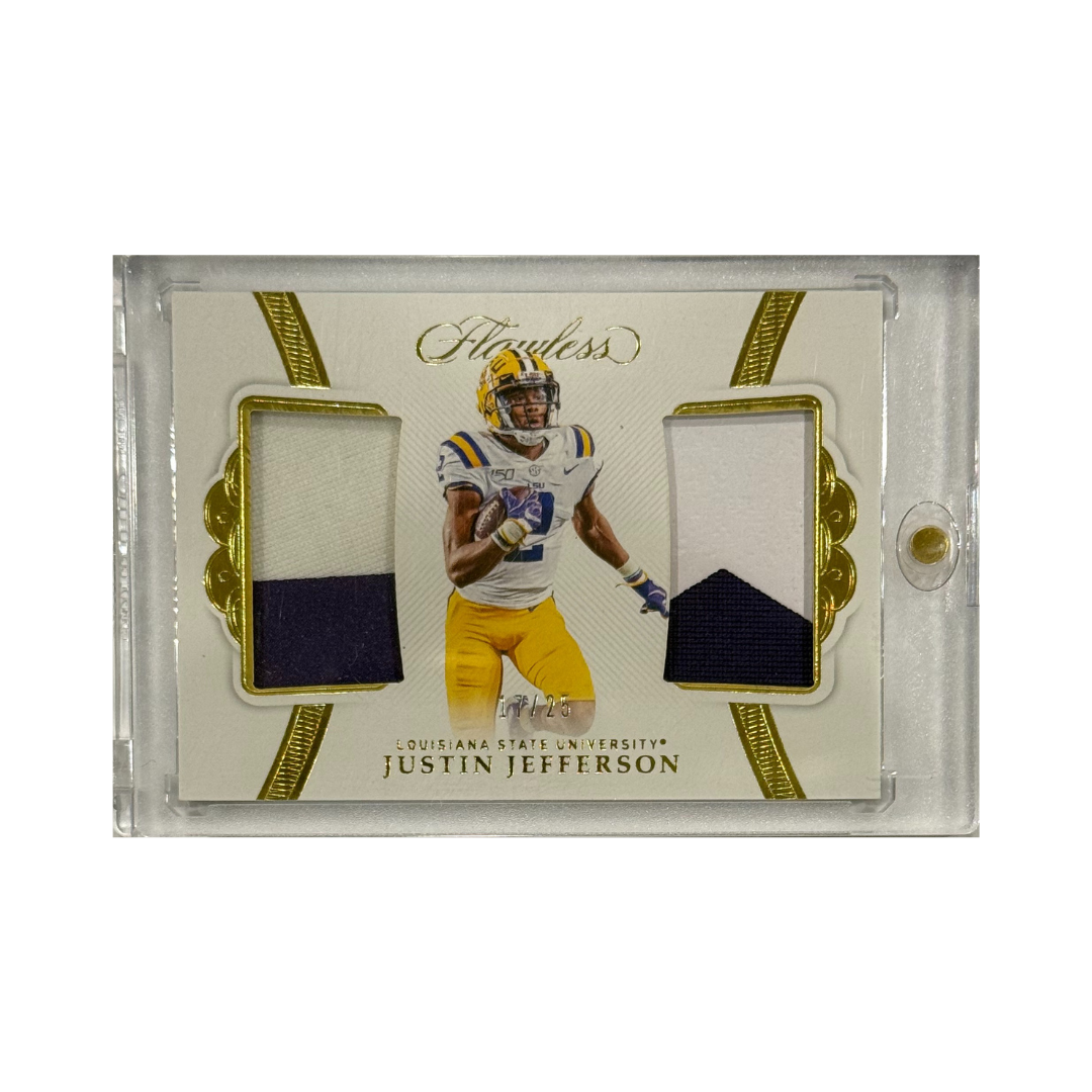 Justin Jefferson 2020 Panini Flawless Patch No. 10 (17/25)