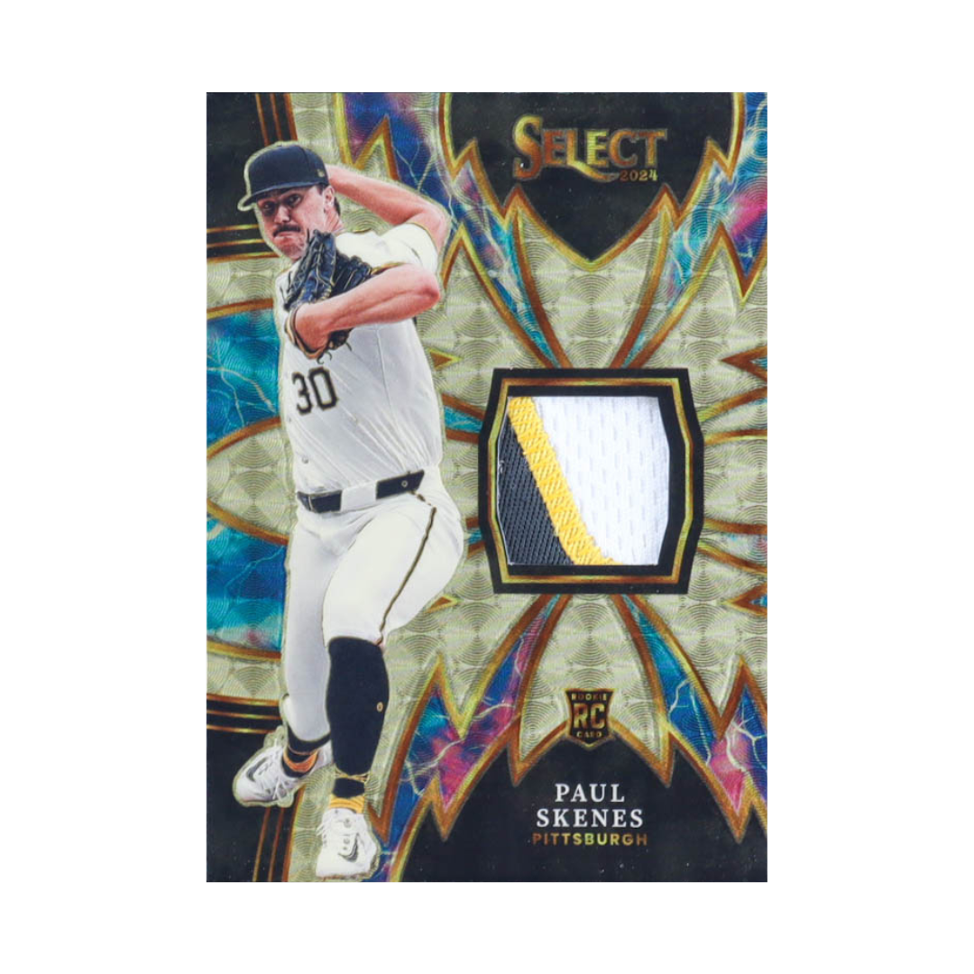 Paul Skenes 2024 Select Sparks Materials Prizms Gold Vinyl #13 #1/1 RC