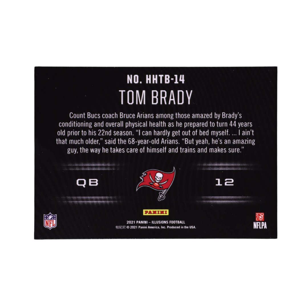 Tom Brady 2021 Panini Illusions HoloHeroes #14