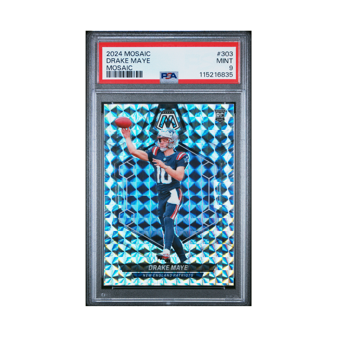 2024 Mosaic Drake Maye Mosaic #303 (PSA 9)
