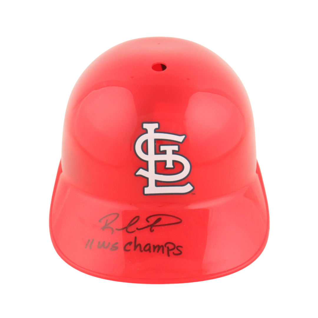 Rafael Furcal Signed Cardinals Full-Size Batting Helmet Inscribed "11 WS Champs" (Schwartz)