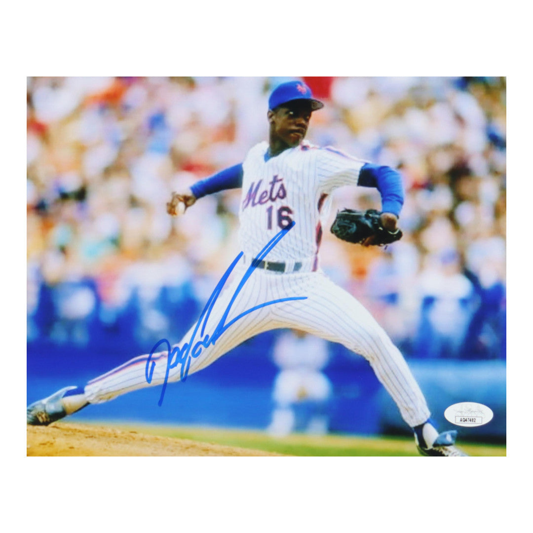 Dwight "Doc" Gooden Signed Mets 8x10 Photo (JSA)