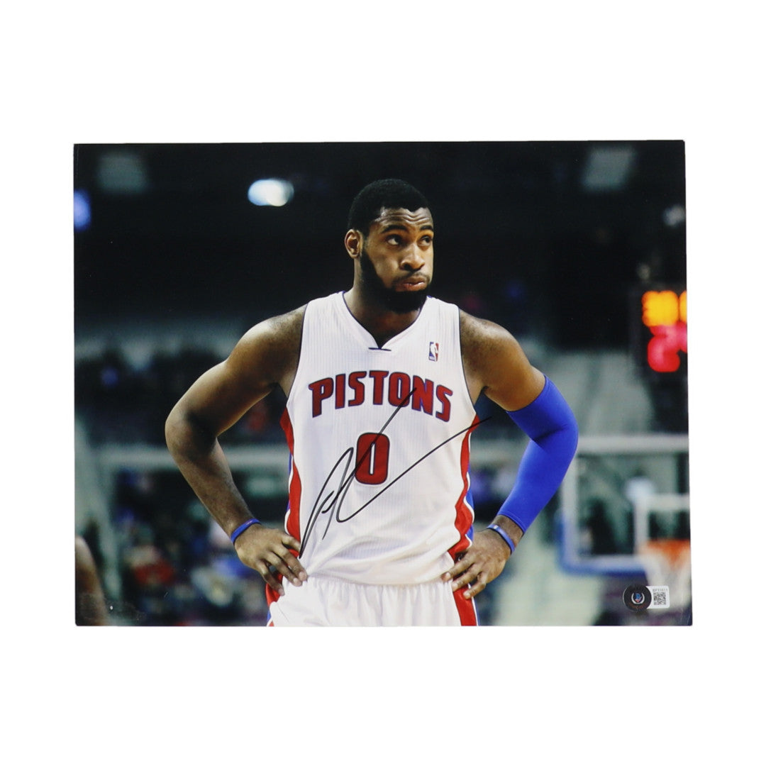 Andre Drummond Signed Pistons 11x14 Photo (Beckett)