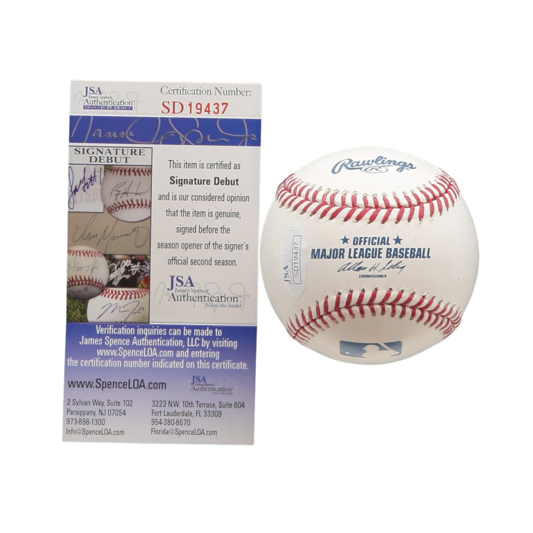 Stephen Gonsalves Signed OML Baseball (JSA)