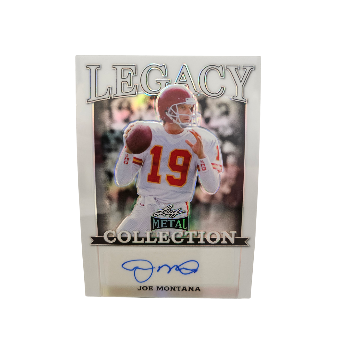 Joe Montana Signed Legacy Leaf Metal Collection 2/2
