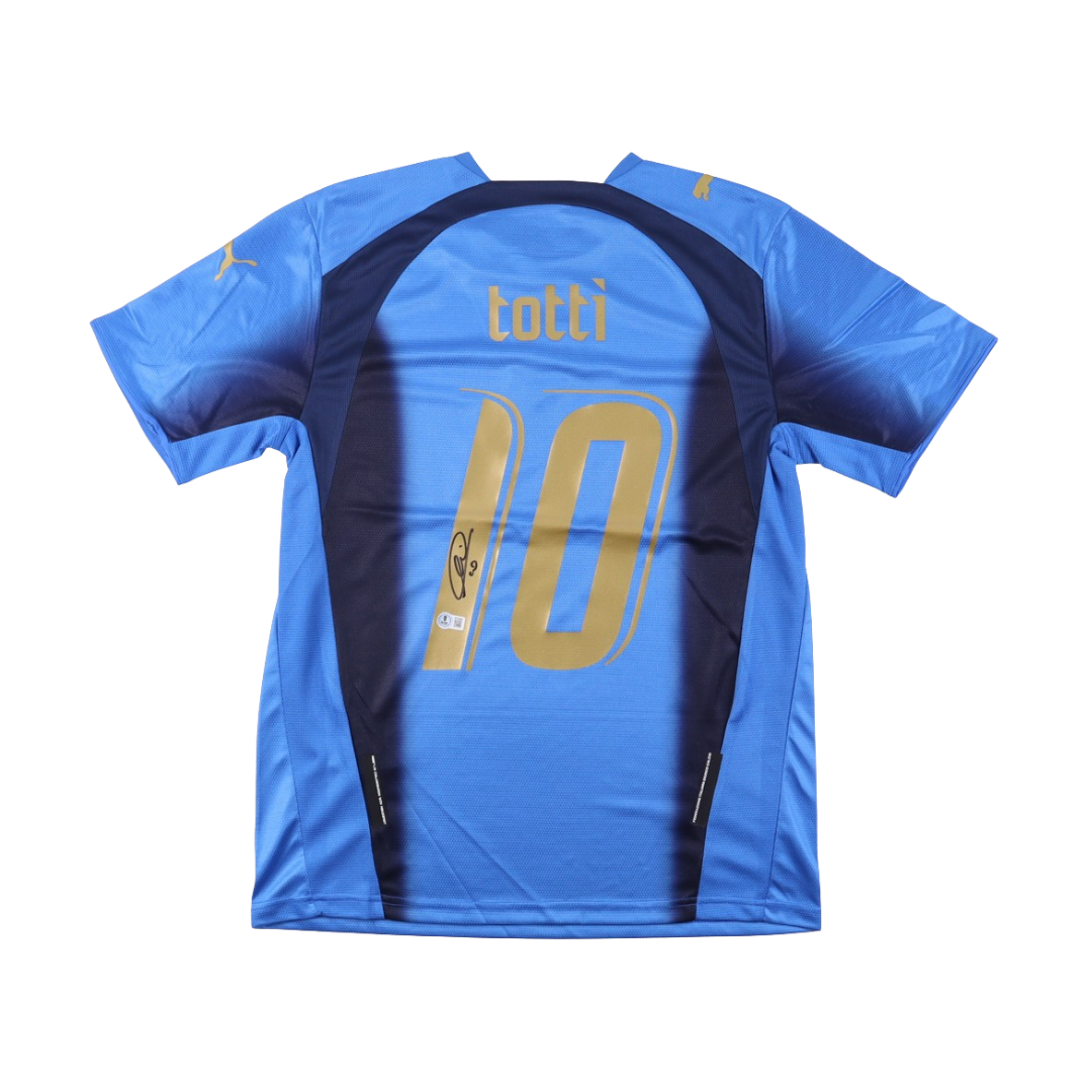Francesco Totti Signed Italy Jersey (Beckett)