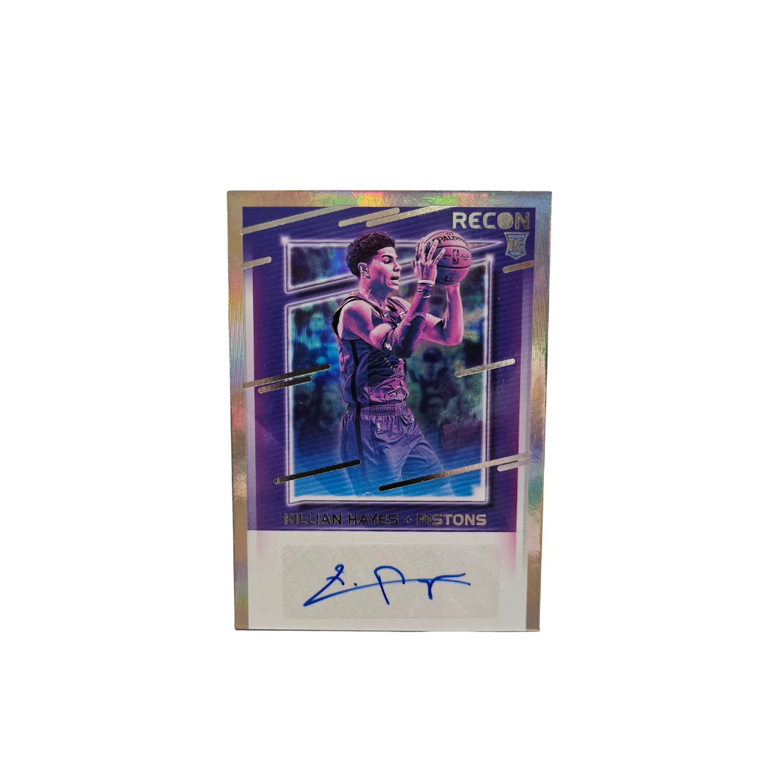 Killian Hayes Signed 2020-21 Panini Recon RC No. RRS-KIL