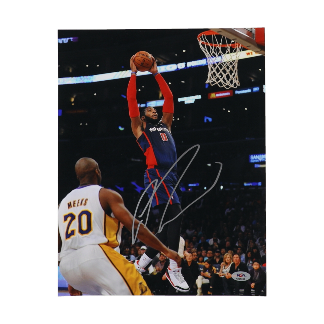 Andre Drummond Signed Pistons 11x14 Photo (PSA)