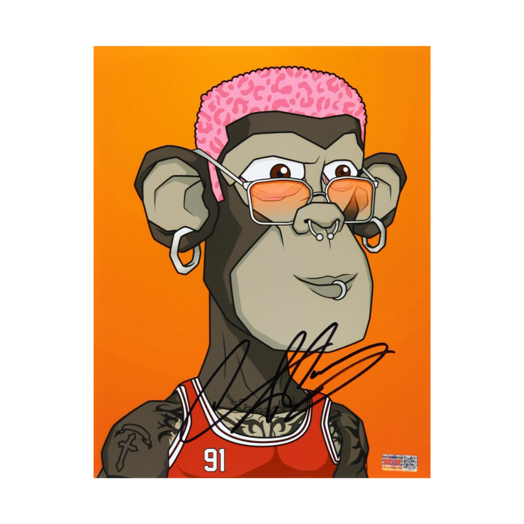 Dennis Rodman Signed 11x14 Photo (PIA)