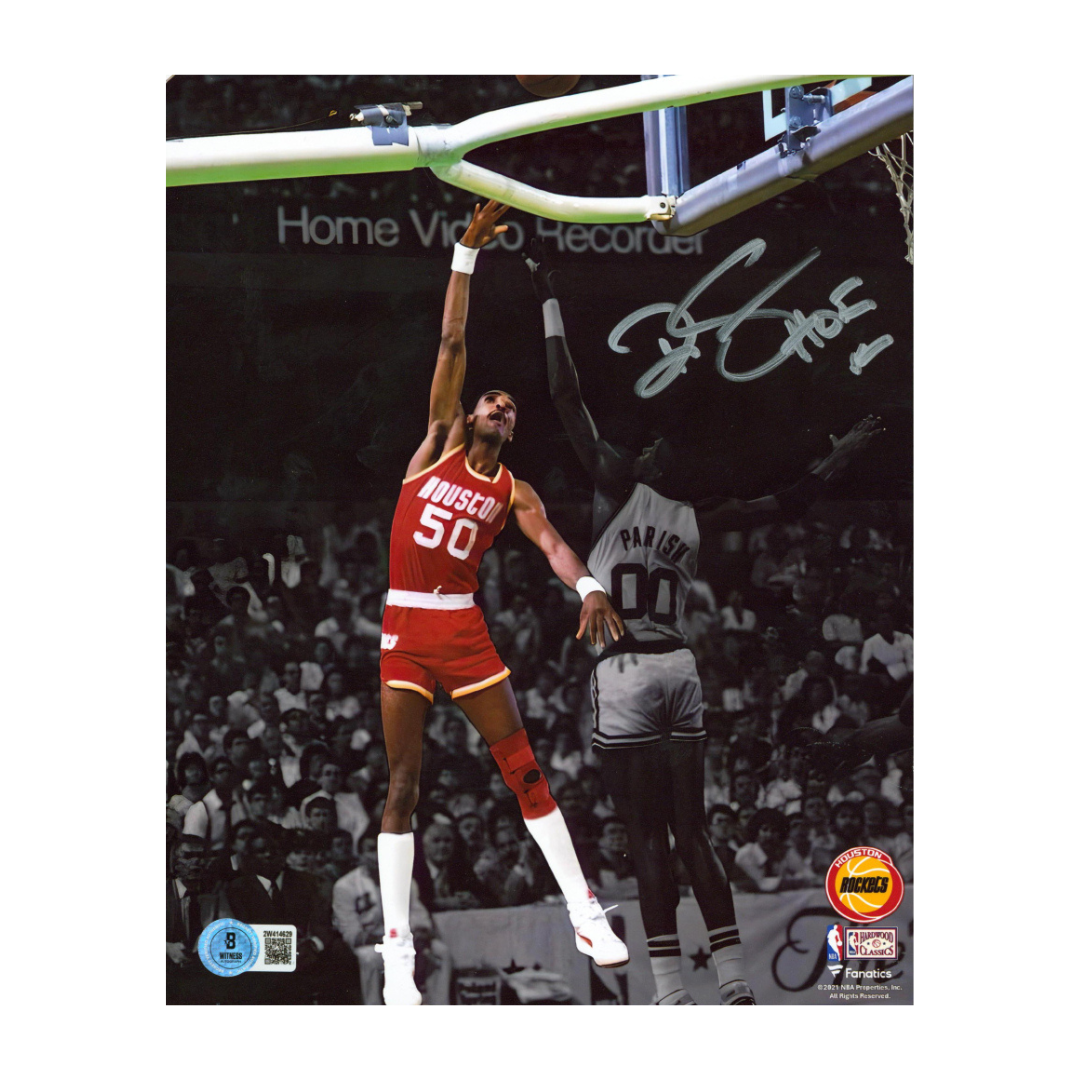 Ralph Sampson Signed Rockets 8x10 Photo Inscribed "HOF 12" (Beckett)