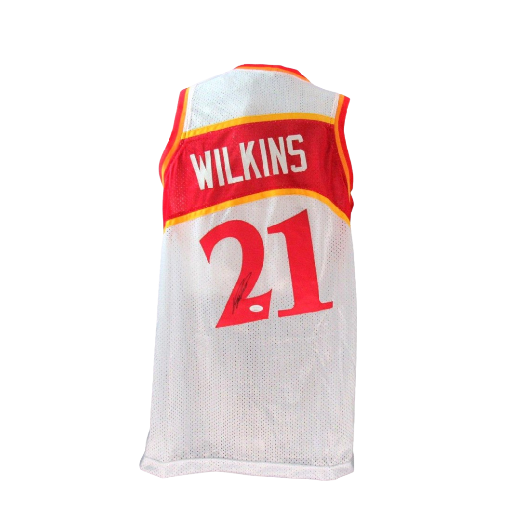 Dominique Wilkins Signed Jersey (JSA)