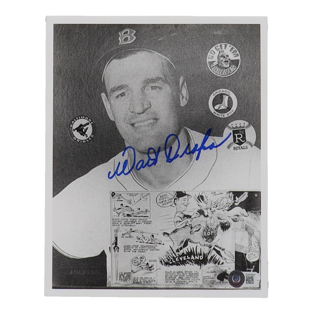 Walt Dropo Signed Red Sox 8x10 Photo (Beckett)