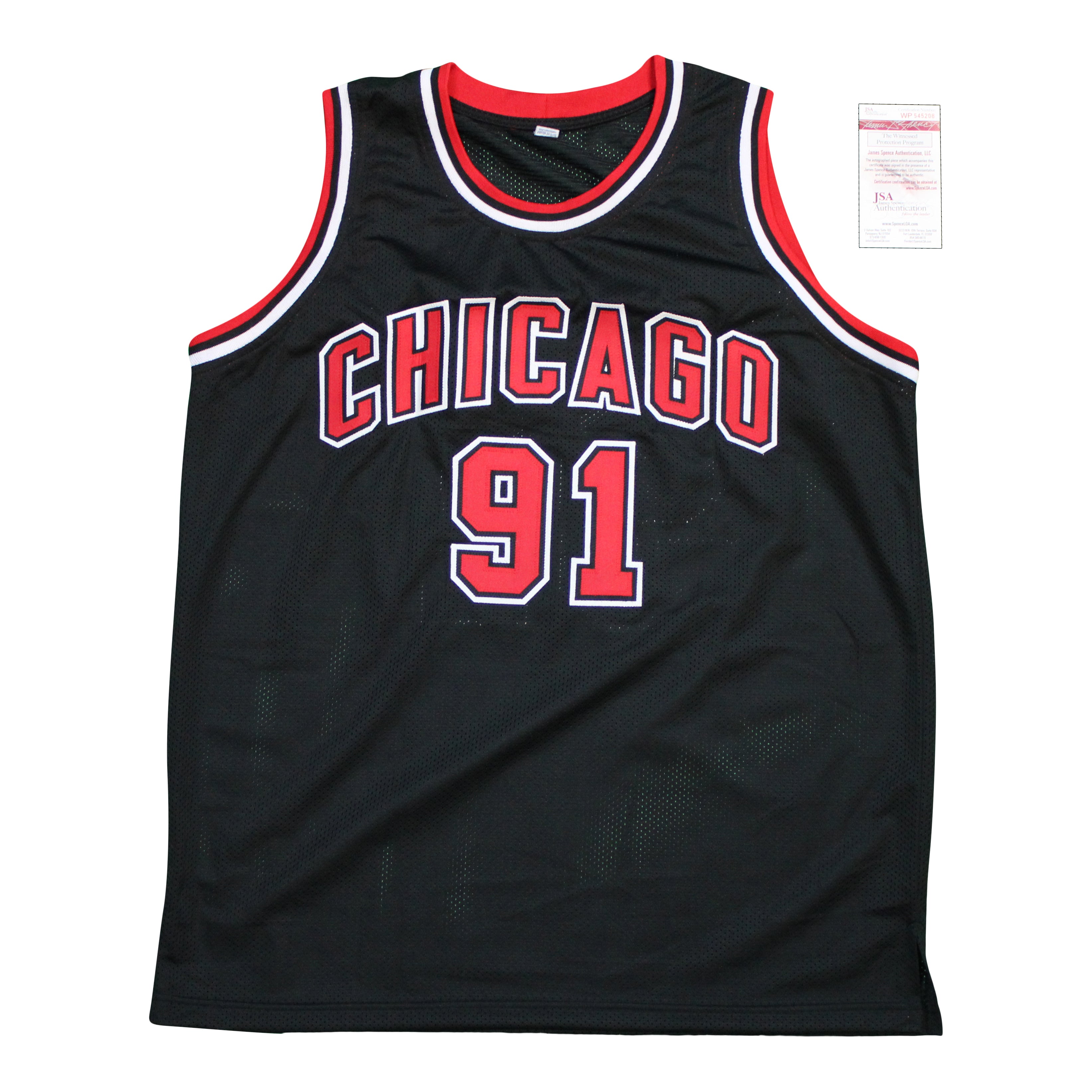 Dennis Rodman Signed Jersey (JSA COA)